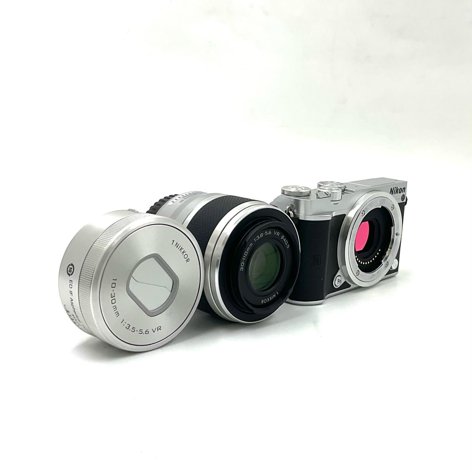 全額返金保証】【最速発送】Nikon デジタル一眼 Nikon 1 J5 ダブル