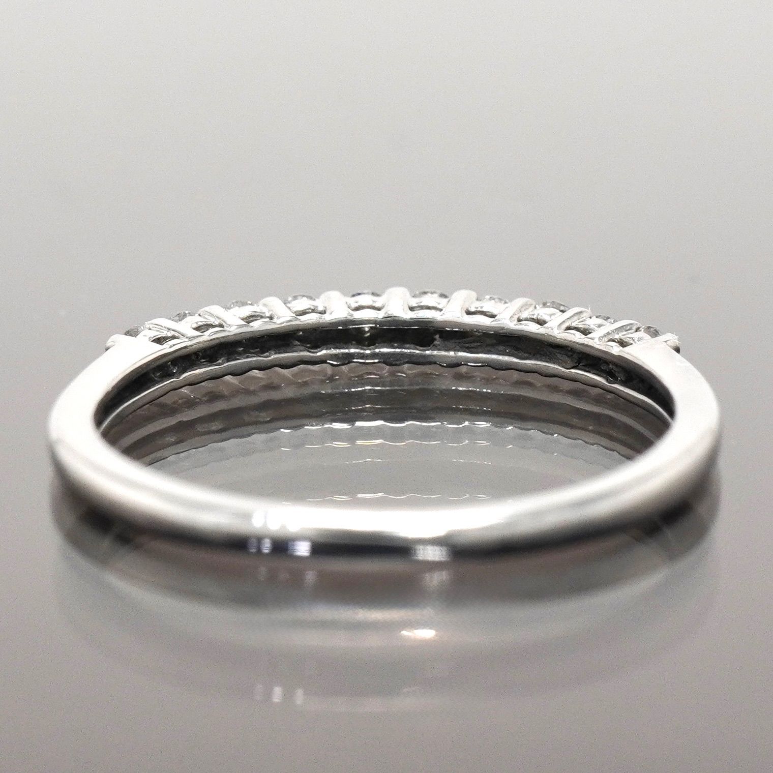 ダイヤモンド リング ダイヤ 指輪 Pt900 プラチナ 7号 0.18ct - メルカリ