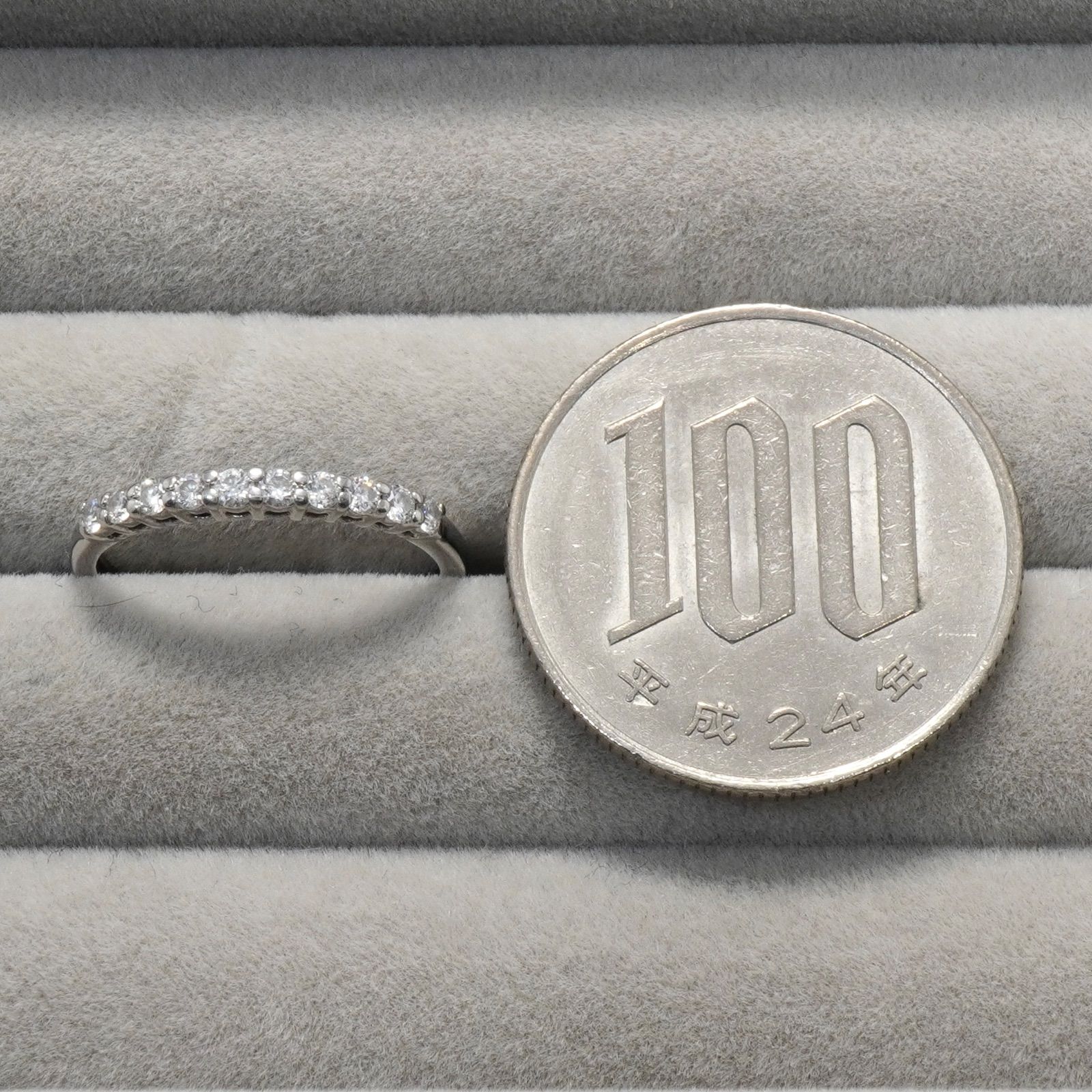 ダイヤモンド リング ダイヤ 指輪 Pt900 プラチナ 7号 0.18ct - メルカリ