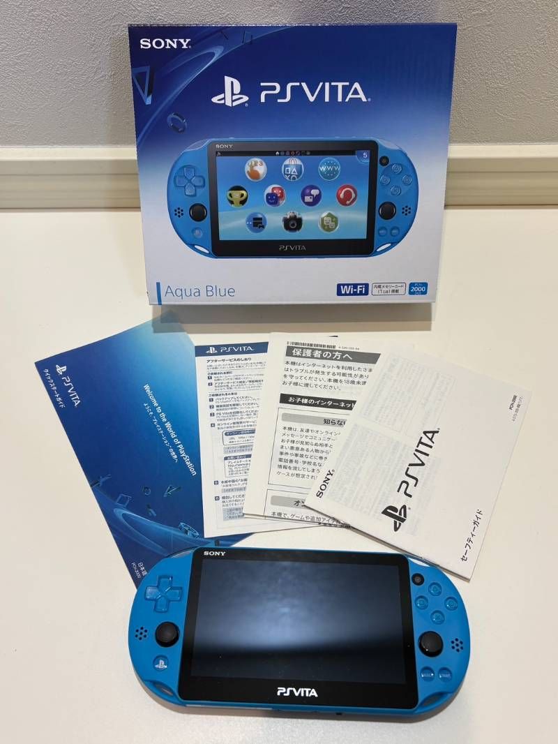 Vita 2000 Psvita ブルー PSVita アクアブルー PCH-2000 起動未確認