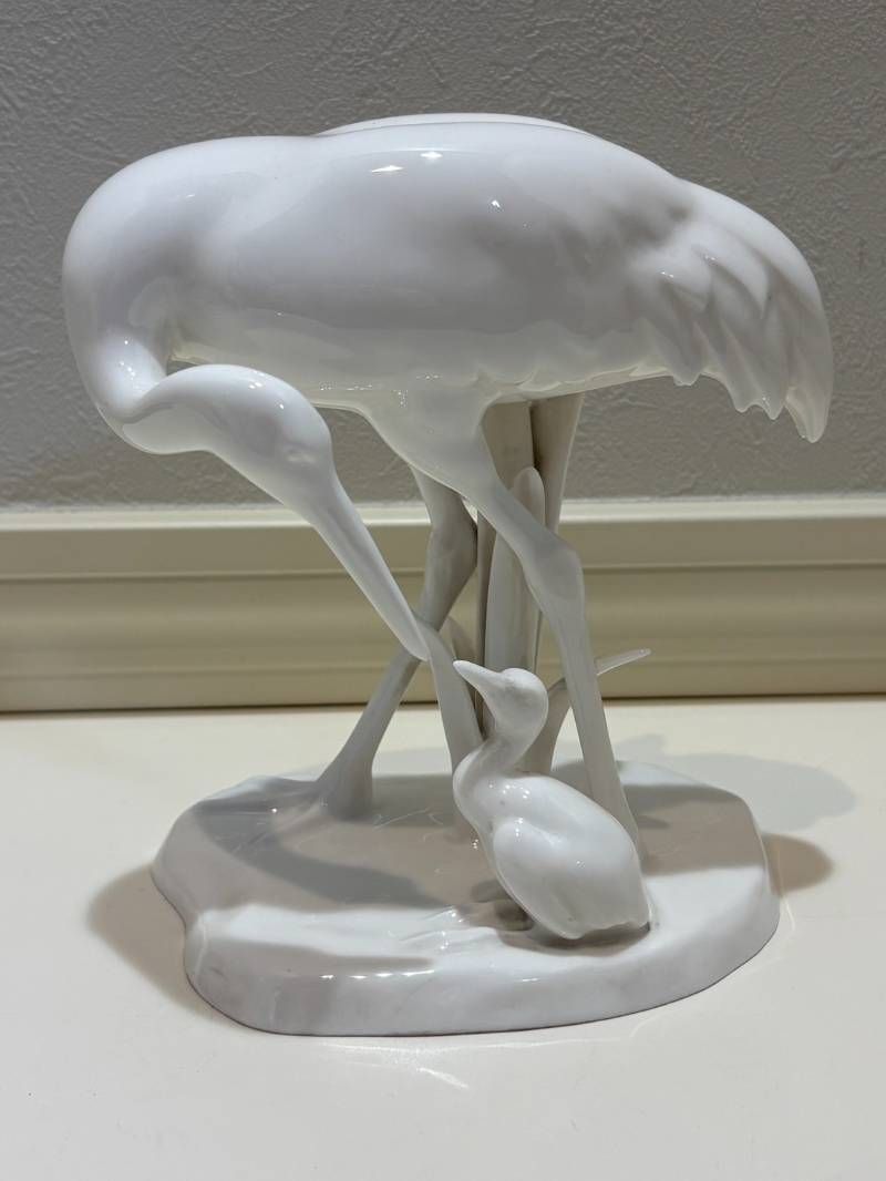 Noritake ボーンチャイナ ノリタケスタジオコレクション 文鳥 Noritake ノリタケ Bone Chine ボーンチャイナ フラミンゴ ひな鳥 陶器