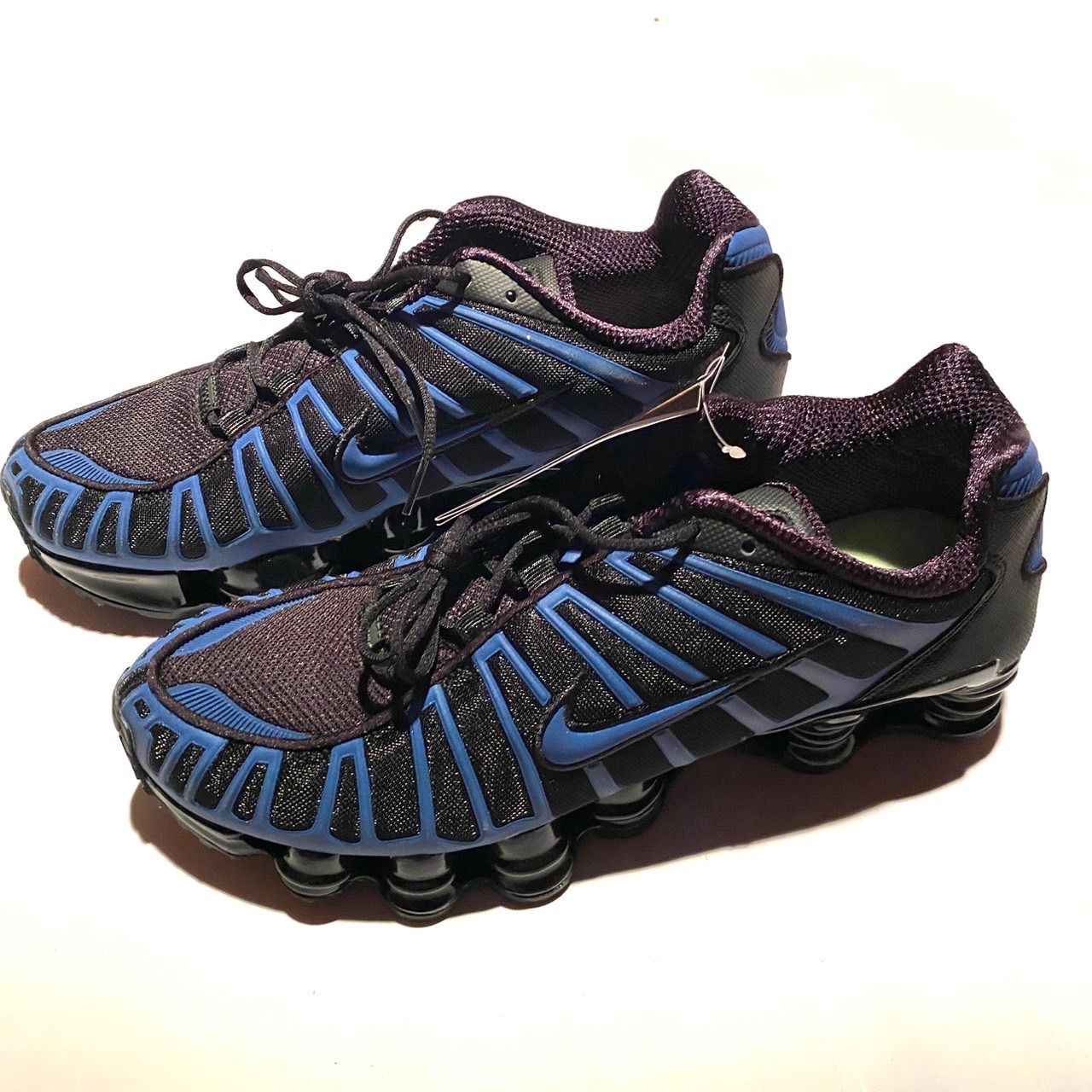 NIKE SHOX TL REFLECTIVE BLACK BLUE 箱無し Nike Shox TL Reflective