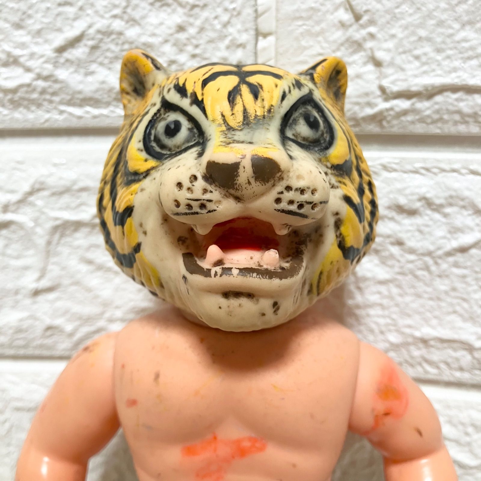希少 レア【当時物】タイガーマスク ソフビ 約26cm 中嶋製作所 亀