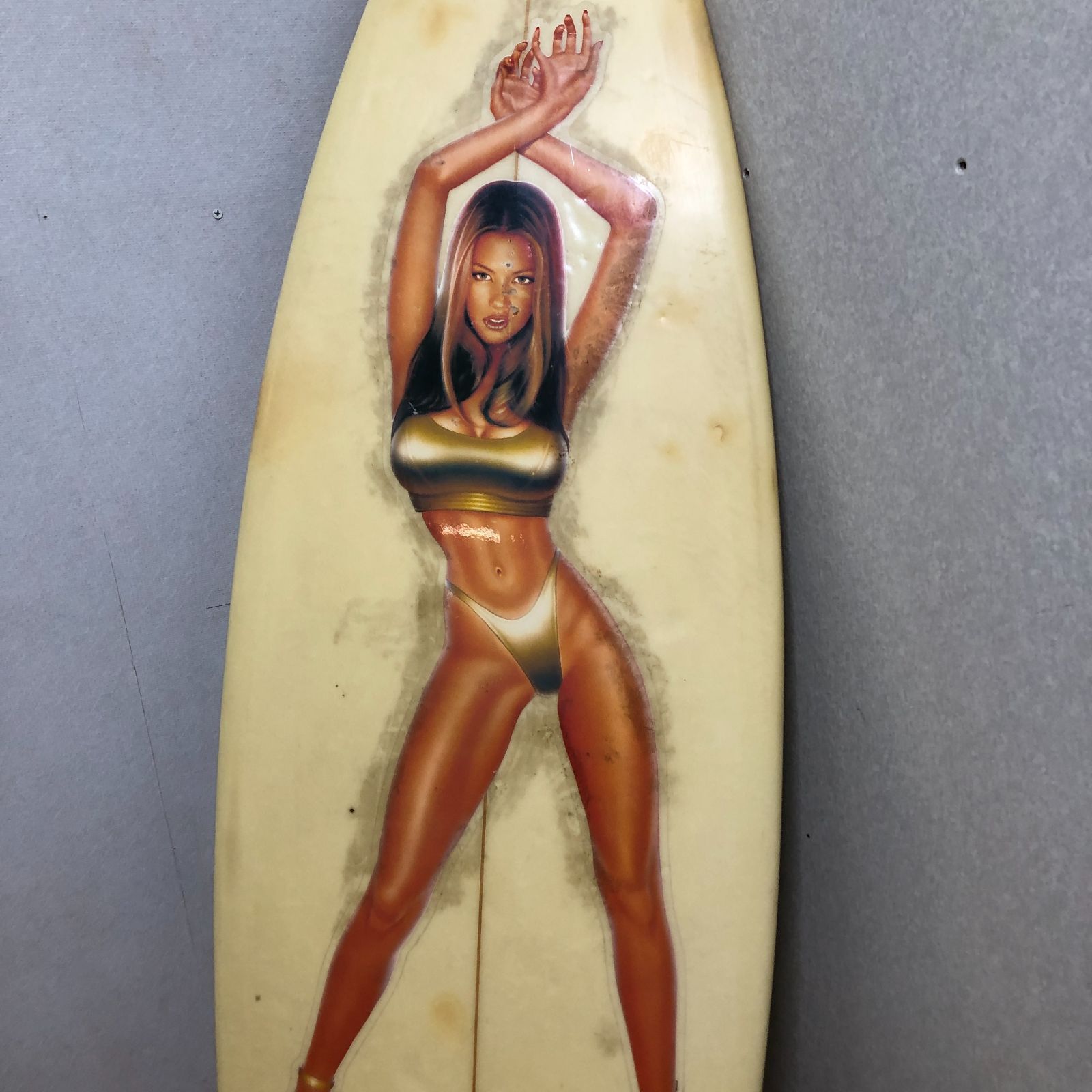 送料無料　Dick Brewer × STYX サーフボード 250731- Dick Brewer × STYX サーフボード 186cm ビンテージ アート