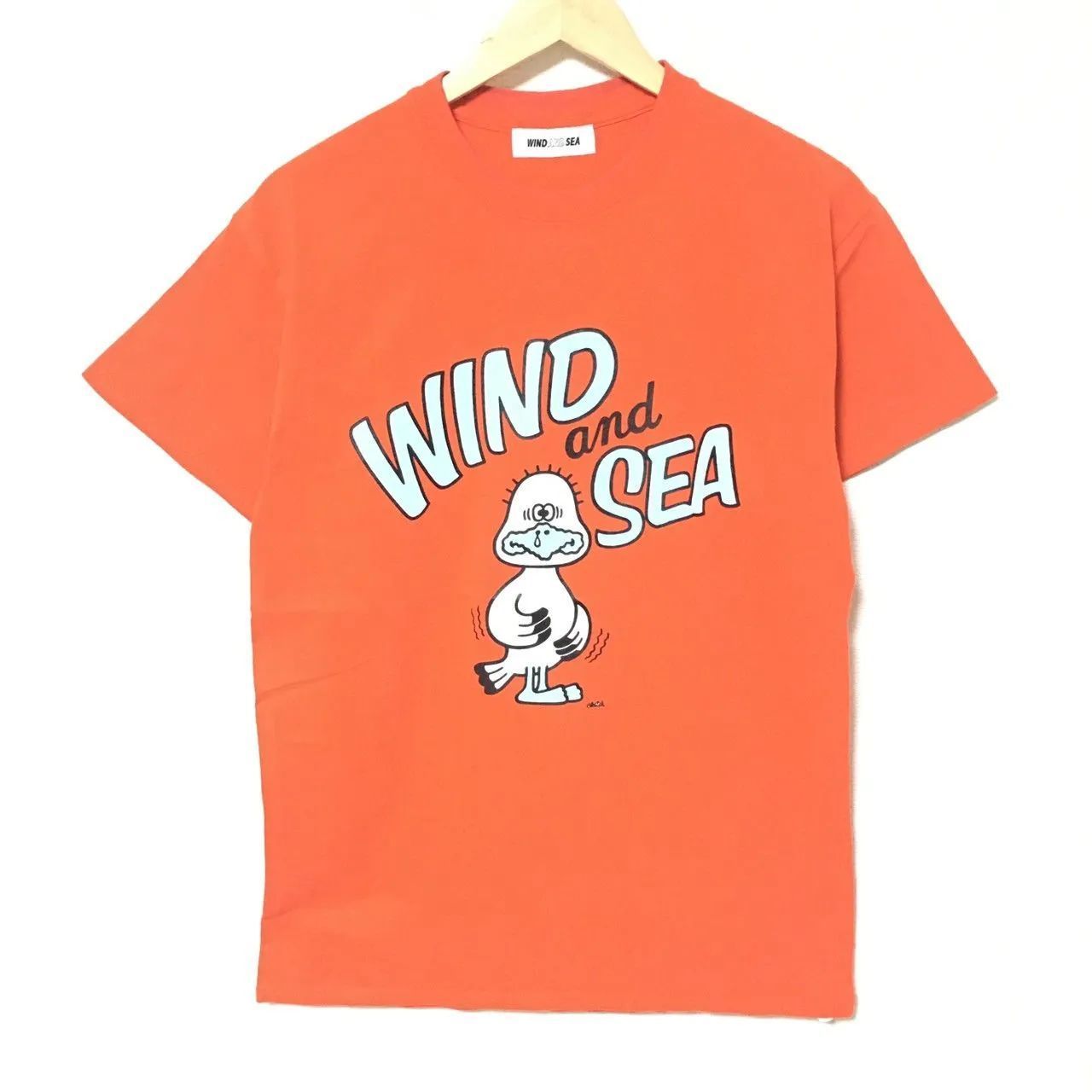 鮮やかオレンジ【WIND AND SEA】ウィンダンシー 半袖 Tシャツ トップス