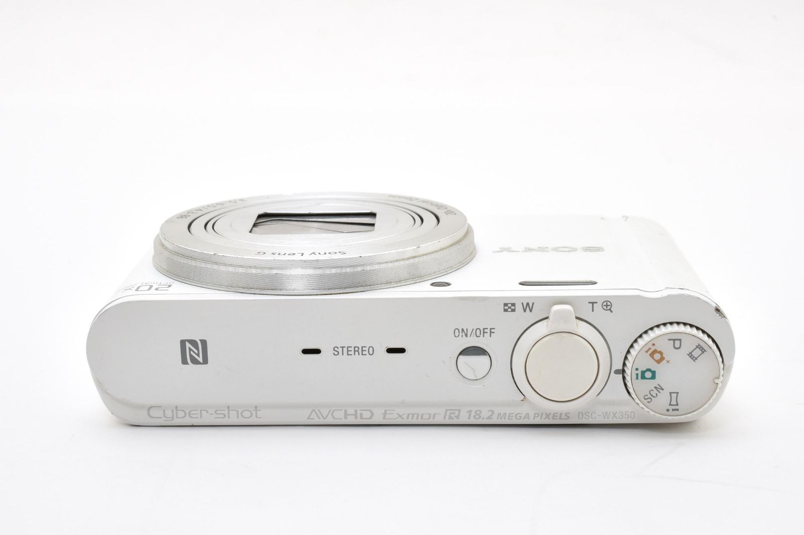 ジャンク》 SONY ソニー Cyber-shot DSC-WX350 ホワイト コンパクト