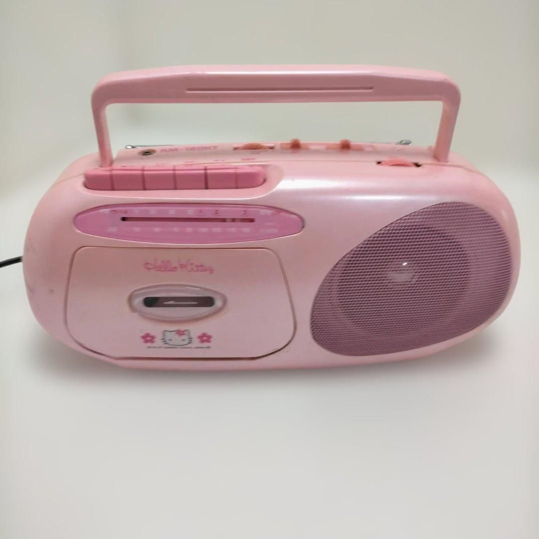 ハローキティ RM-120KT ピンク ラジカセ AM/FM ラジオ受信確認済