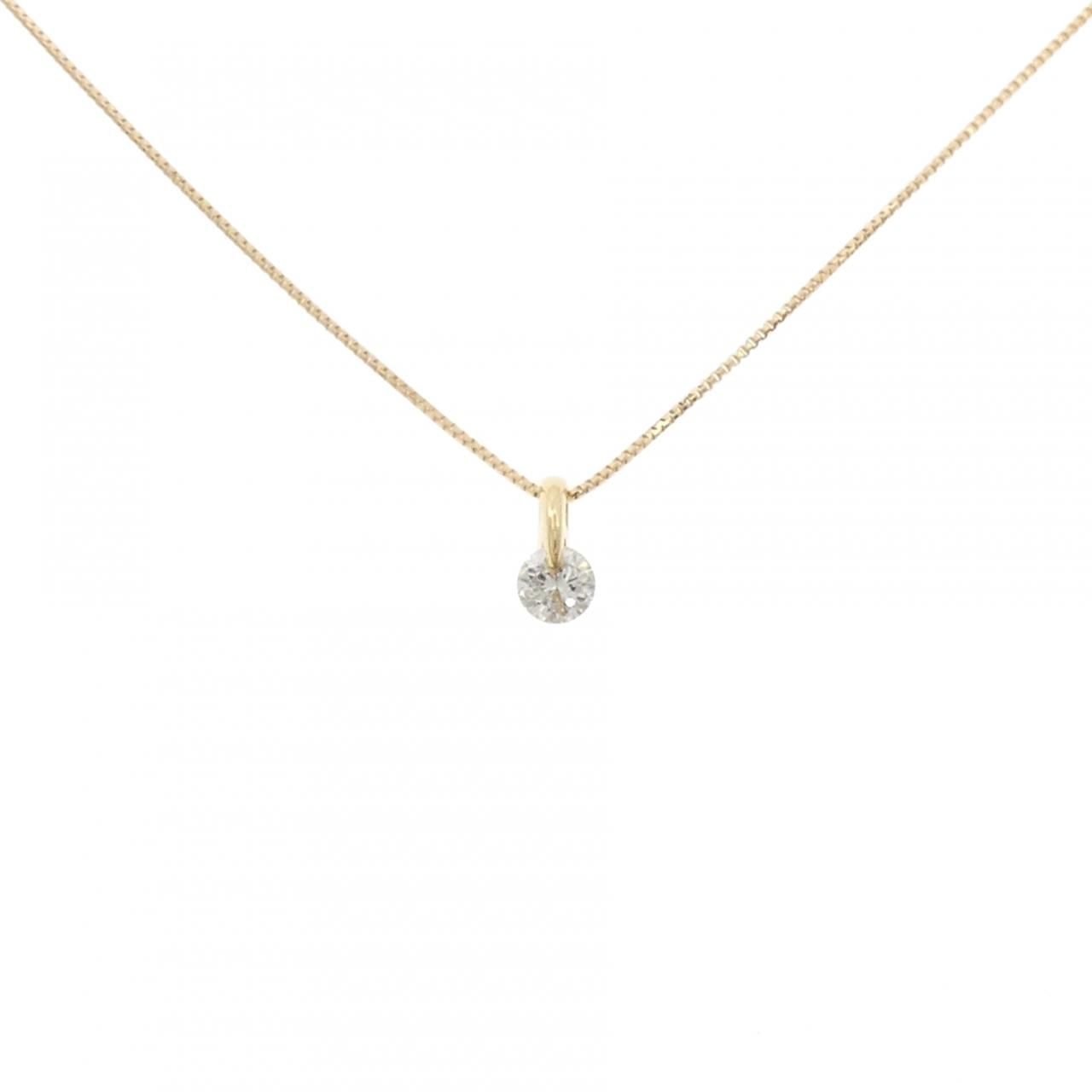 K18YG ダイヤモンド ネックレス 0.20CT