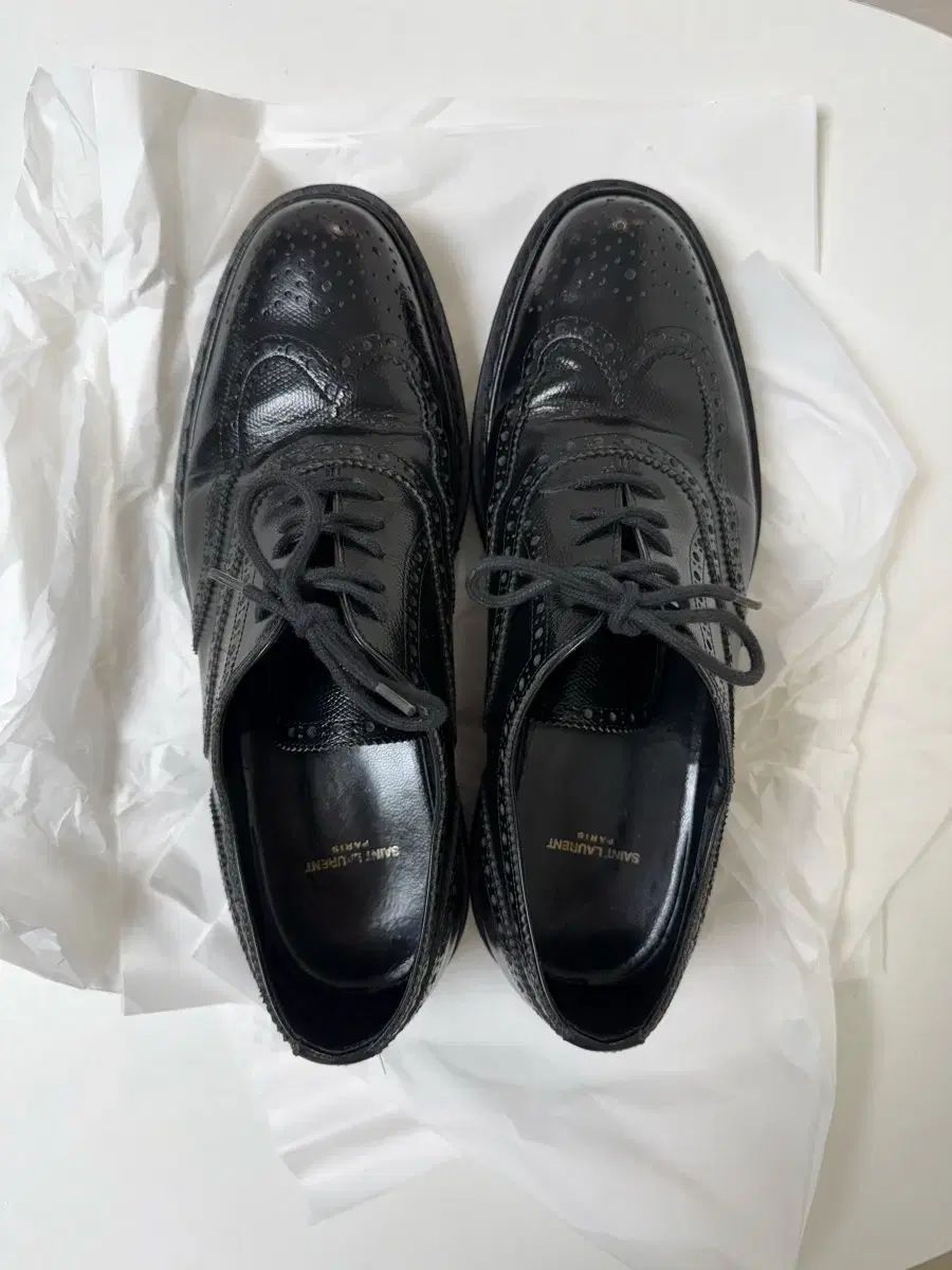 Saint Laurent サンローラン 15FW ウイングチップ ダービーシューズ