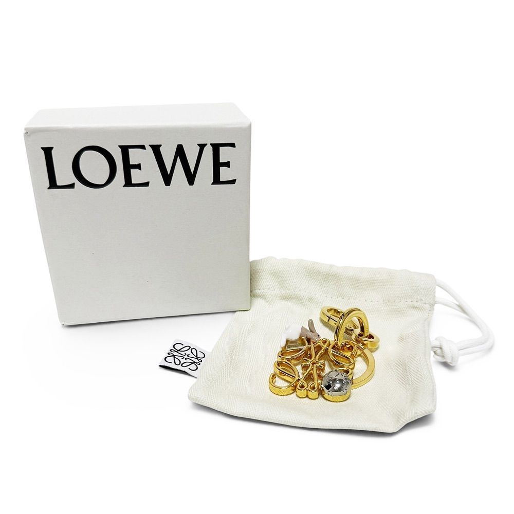 未使用・保管品】ロエベ LOEWE Suna Fujita チャーム キーリング