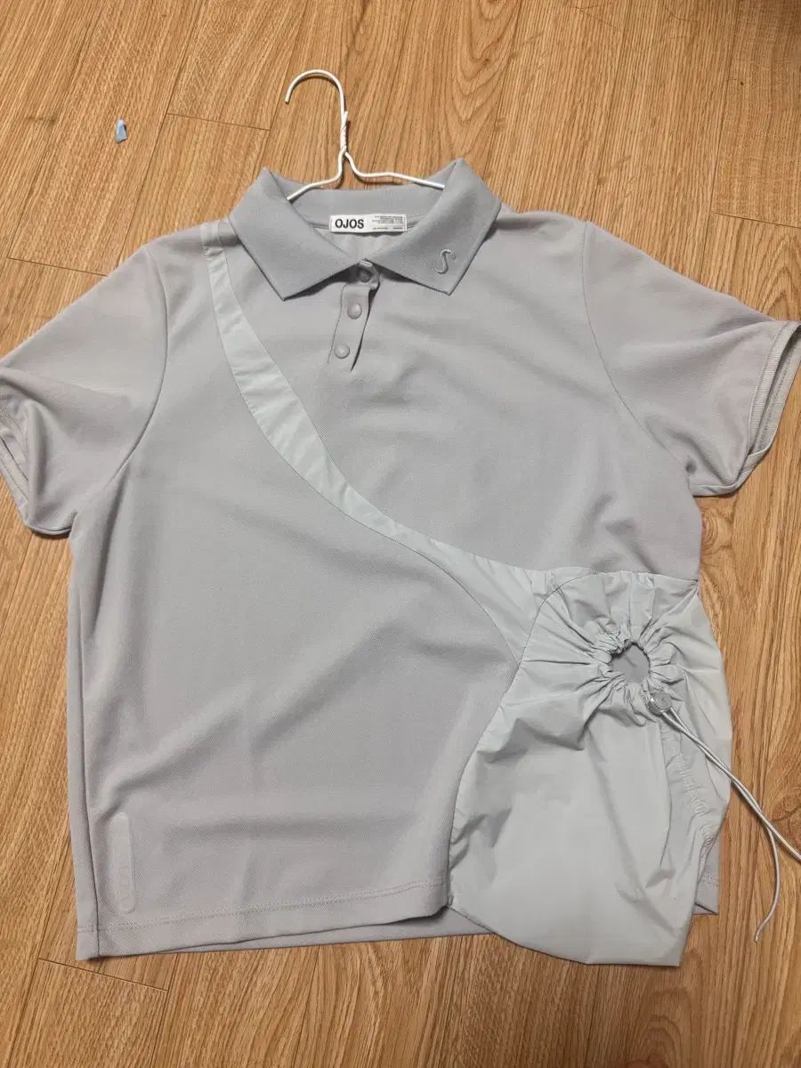 OJOS オホス 半袖 カラーTシャツ グレー