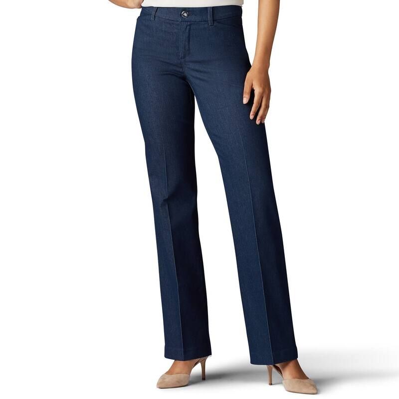 リー レディース ボトムス カジュアルパンツ Womens Lee Flex Motion Trouser Pants Indigo Rinse インディゴ