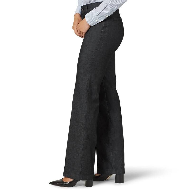 リー レディース ボトムス カジュアルパンツ Womens Lee Flex Motion Trouser Pants Carbon Rinse