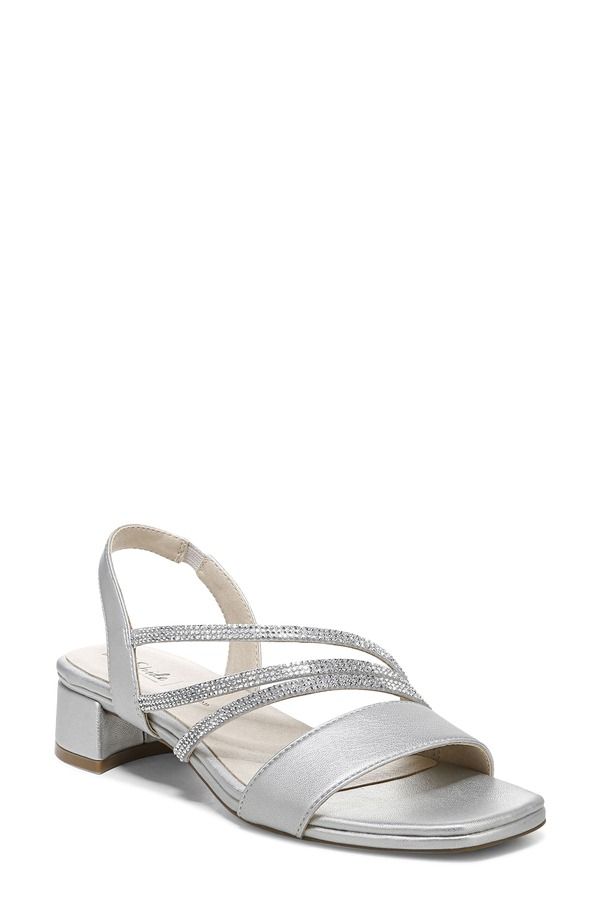 ライフストライド レディース シューズ ヒール サンダル LifeStride Joy Strappy Sandal Silver シルバー