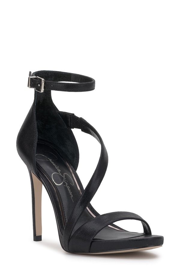 ジェシカシンプソン レディース シューズ ヒール サンダル Jessica Simpson Rayli Sandal Black Shimmer Sand ブラック