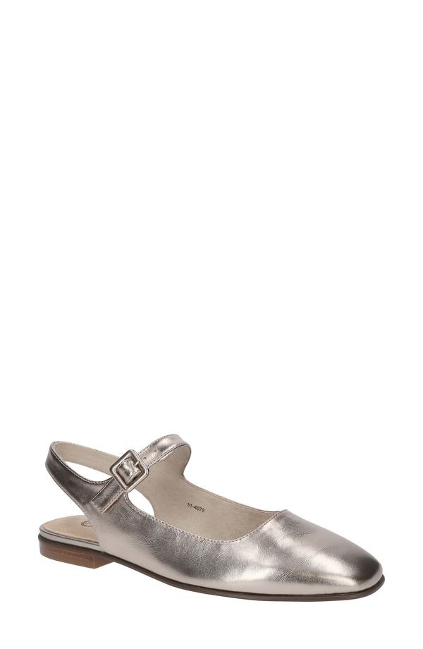 ベラヴィータ レディース シューズ パンプス Bella Vitandie Slingback Flat Champagne Leather シャンパン