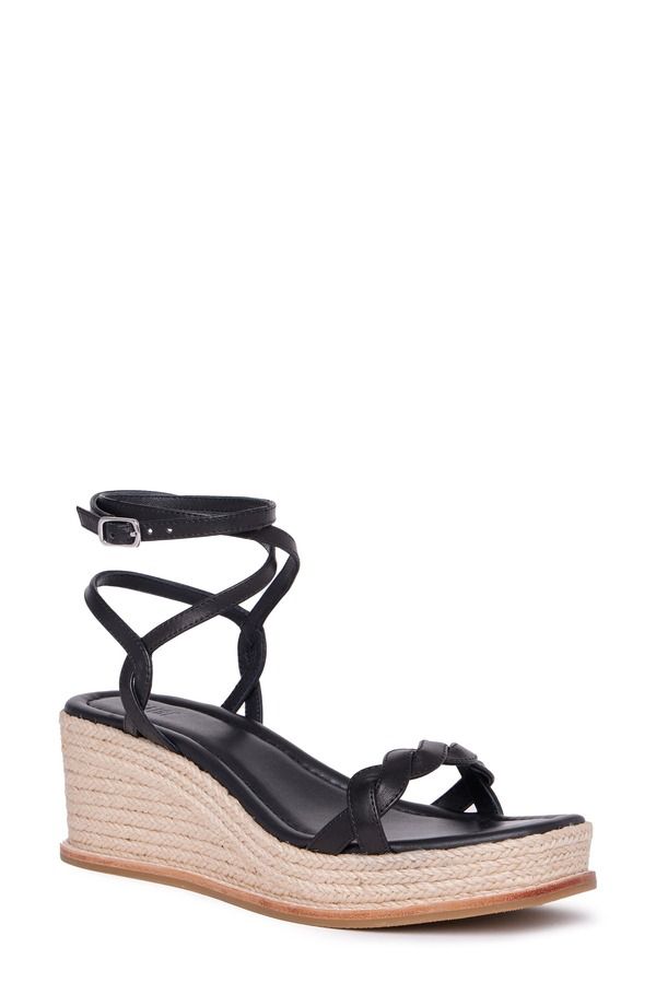 ペイジ レディース シューズ ヒール プラットフォーム サンダル アンクル PAIGE Joannankle Straplatform Wedge Sandal Black ブラック