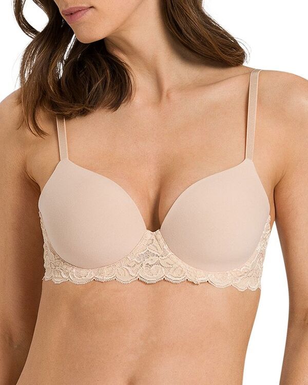 ハンロ レディース トップス Tシャツ Hanro Luxury Moments TShirt Bra Beige ベージュ