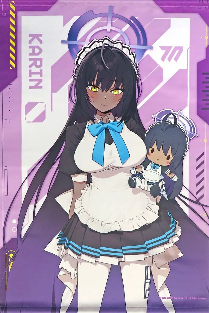 中古】タペストリー 角楯カリン ふわぷち B2タペストリー 「セガ