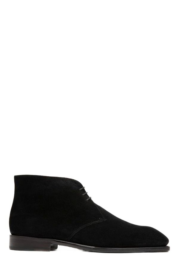 アンソニー ヴィア メンズ シューズ ブーツ・レインブーツ Anthony Veer Arden Chukka Boot Velvet Noir Black ブラック