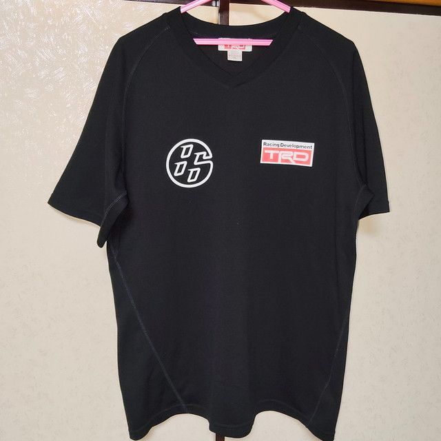 0 TRD 諸元表 バックプリント Tシャツ TOYOTA 希少品 × trd tシャツ