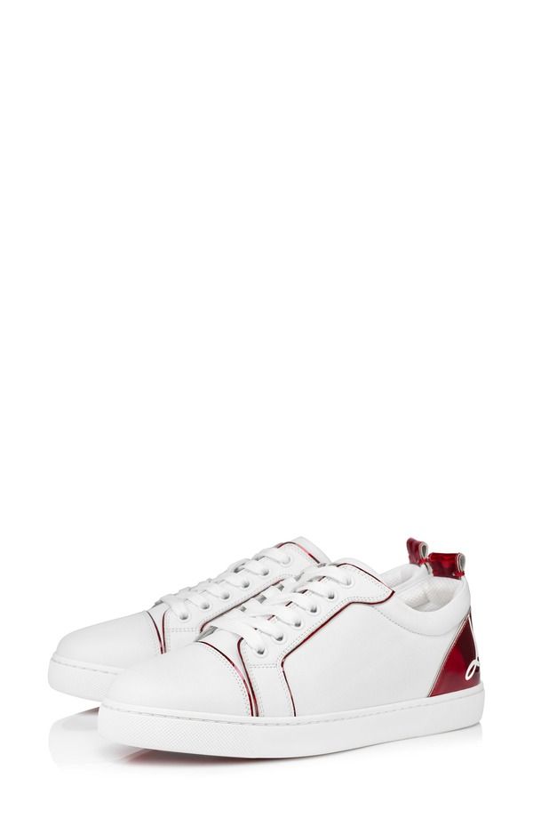 クリスチャン・ルブタン レディース シューズ スニーカー Christian Louboutin Fun Louisneaker White Loubi ホワイト