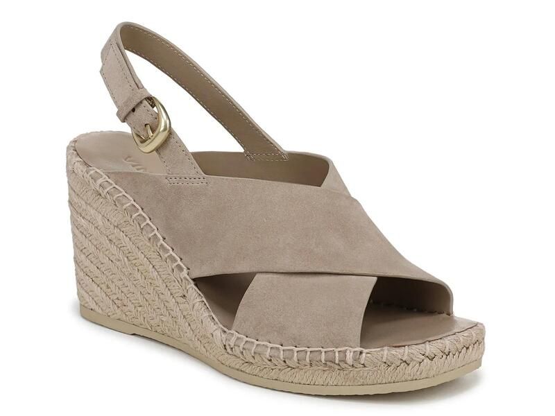 ヴィンス レディース シューズ サンダル VinceGeorgia Espadrille Wedge Sandal Womens Clay Suede