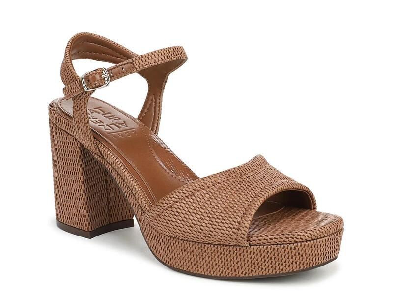 ナチュライザー レディース シューズ サンダル プラットフォーム NaturalizerPetra Platform Sandal Walnut Raffia