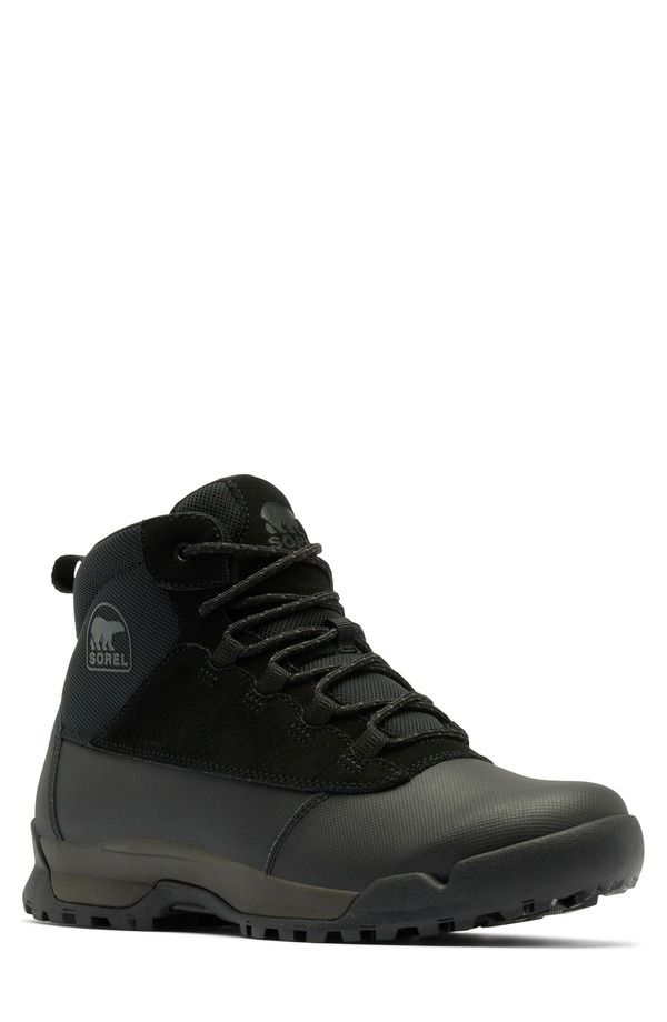 ソレル メンズ シューズ ブーツ・レインブーツ プラスサイズ SOREL Buxton Lite Plus Waterproof Boot Black Black ブラック