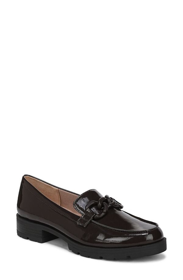 ライフストライド レディース シューズ スリッポン・ローファー LifeStride London 2 Chain Loafer Dk Chocolate チョコレート