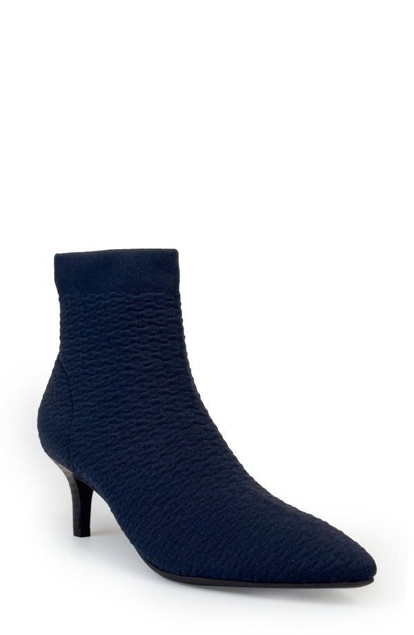 エアロソールズ レディース シューズ ブーツ・レインブーツ Aerosoles Editta Pointed Toe Bootie Navy ネイビー