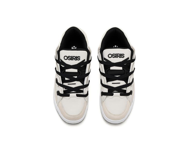 オサイラス メンズ シューズ スニーカー Osiris D3 S CreamWhiteBlack