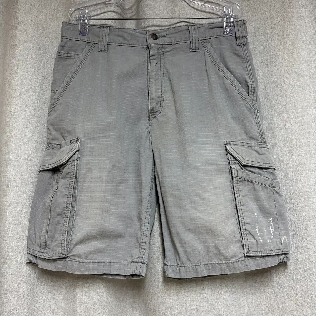 Carhartt カーハート リラックスフィット リップストップ カーゴ ハーフパンツ グレー W32