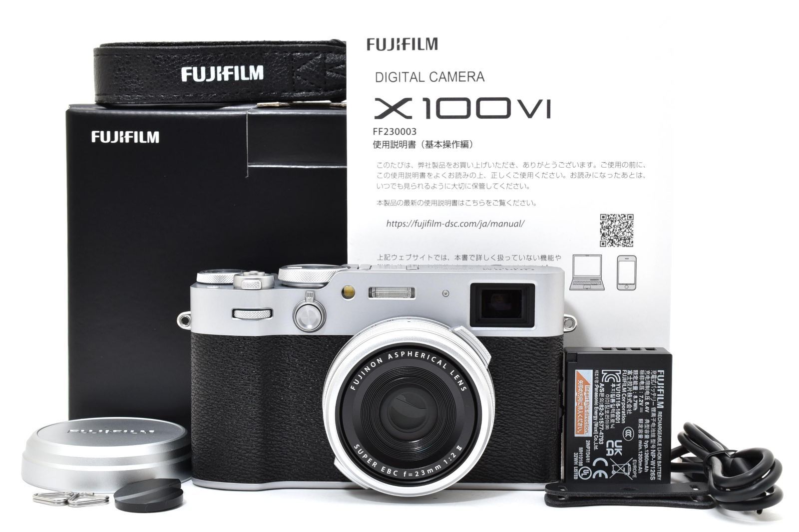 返品保証】☆極上美品☆フジフイルム FUJIFILM X100VI シルバー