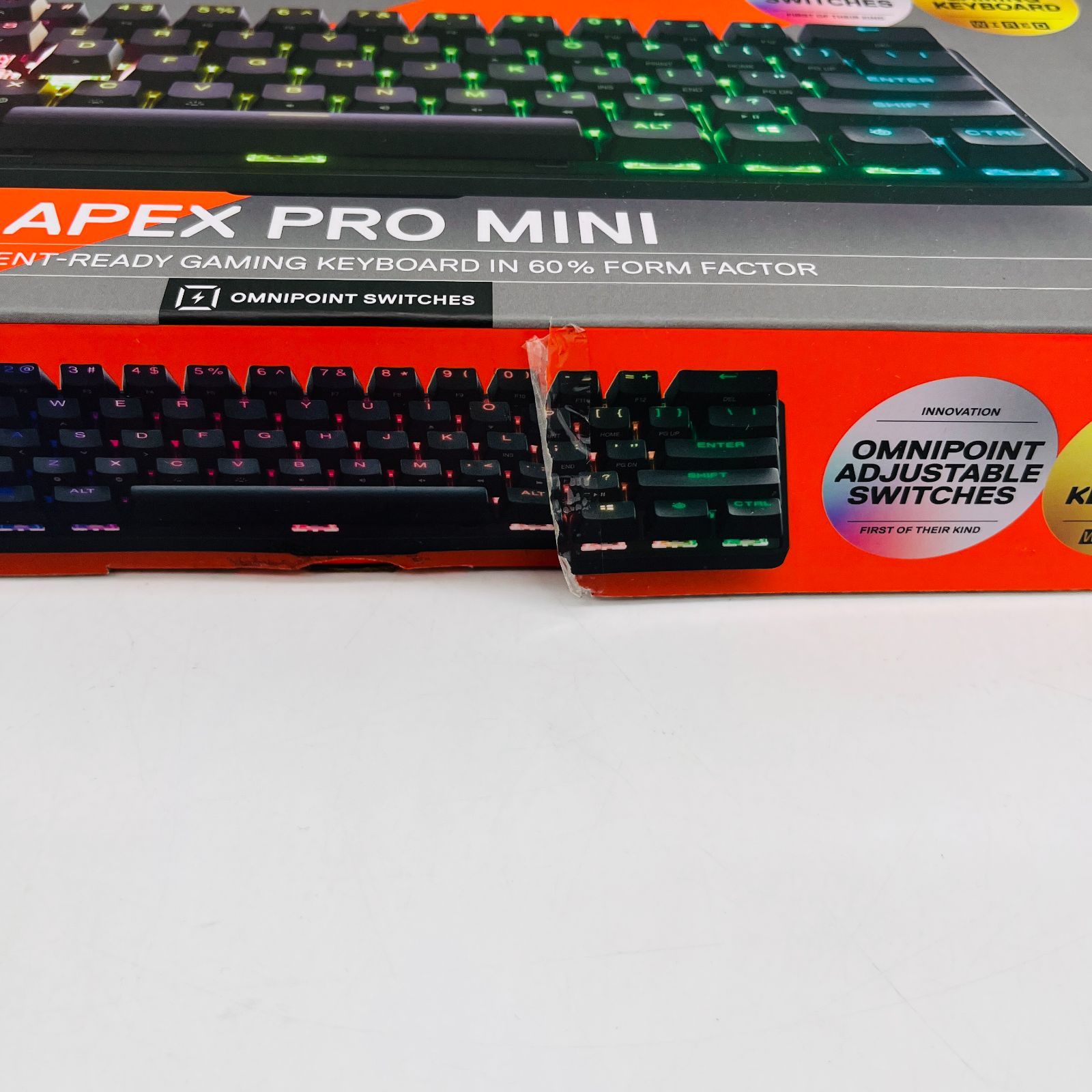 SteelSeries スチールシリーズ Apex Pro Mini JP 64825 ブラック 有線