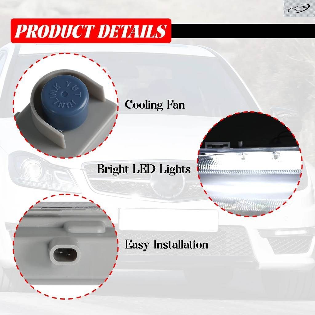 メルセデス ベンツ E350 C350 C250 W204 W212 R172 用 左側 LED DRL