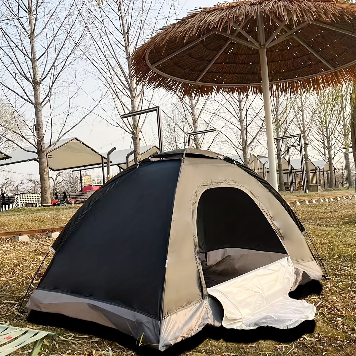 2人用/1人用対応】キャンプ テント 手組式 シンプル 単層式 公園