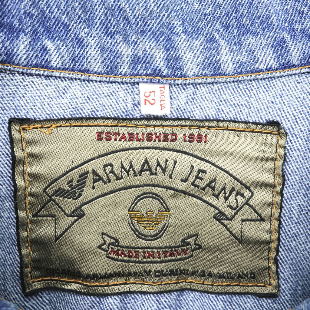 ARMANI JEANS 90年代 イタリア製 デニムジャケット Gジャン XL