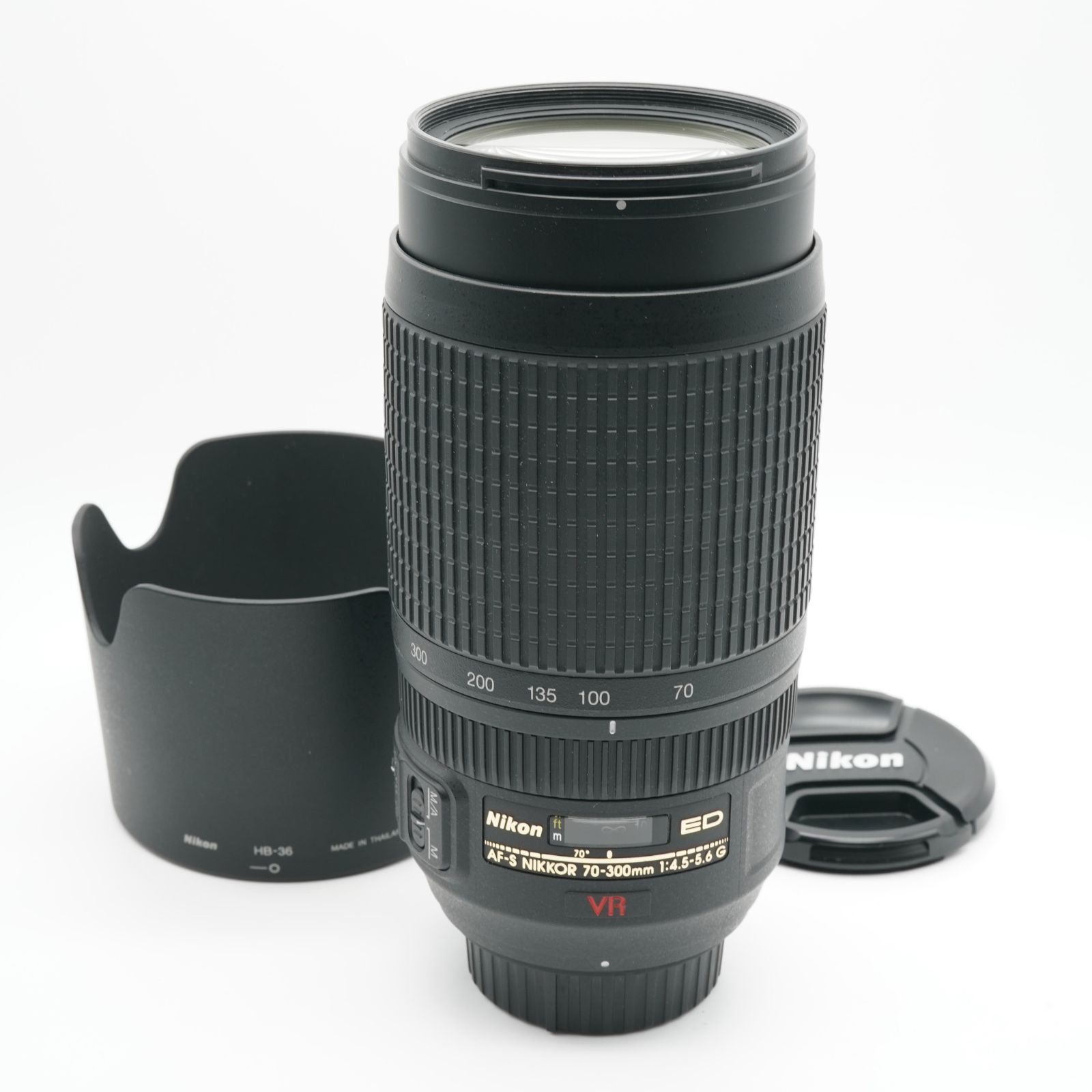 新品級 Nikon ニコン AF-S VR Zoom-Nikkor 70-300mm f/4.5-5.6G IF-ED あると嬉しい純正フード付！
