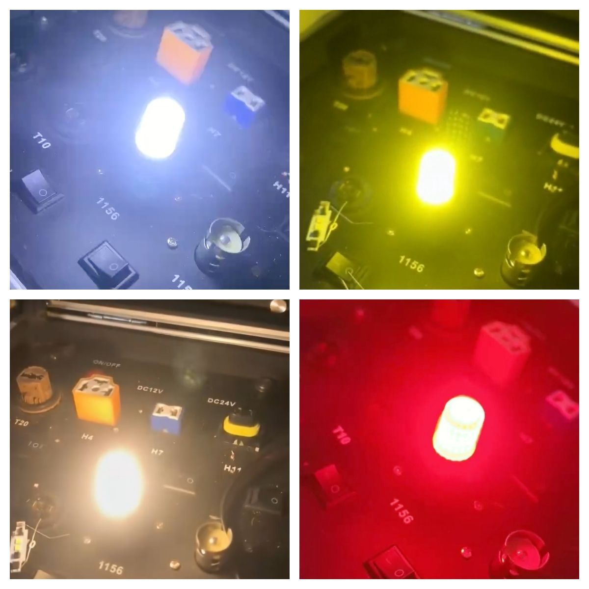デコトラ屋 改良 高輝度 S25 BA15S G18 平行ピン LEDバルブ 特注ハイパワー72LED搭載 12V/24V兼用 サイドマーカー バスマーカー テールランプ コーナーランプ ポジション スモール 車幅灯 デコトラ レトロ 汎用 30個セット