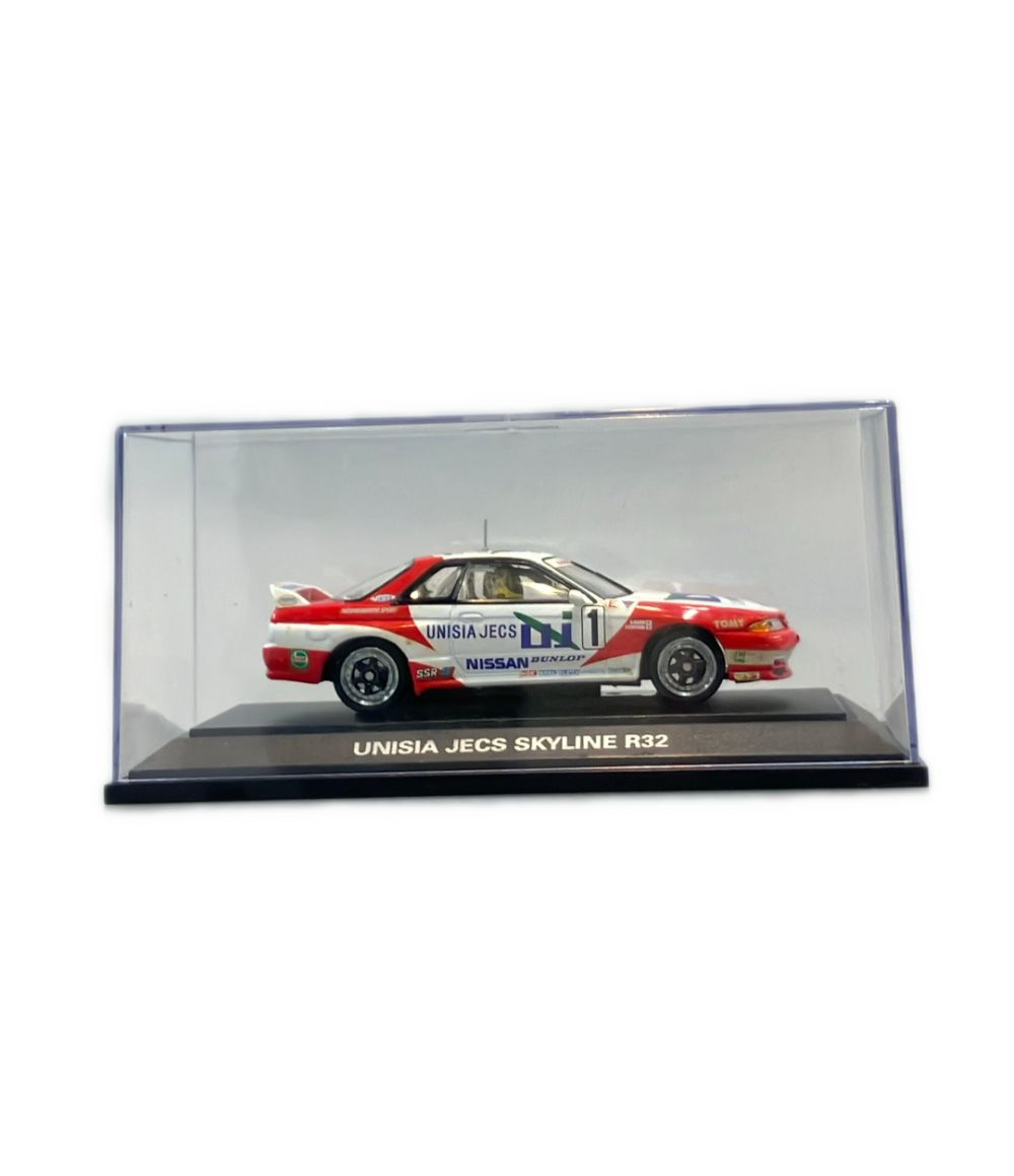 トミー EBBRO 1/43 ユニシアジェックス スカイラインR32 ミニカー