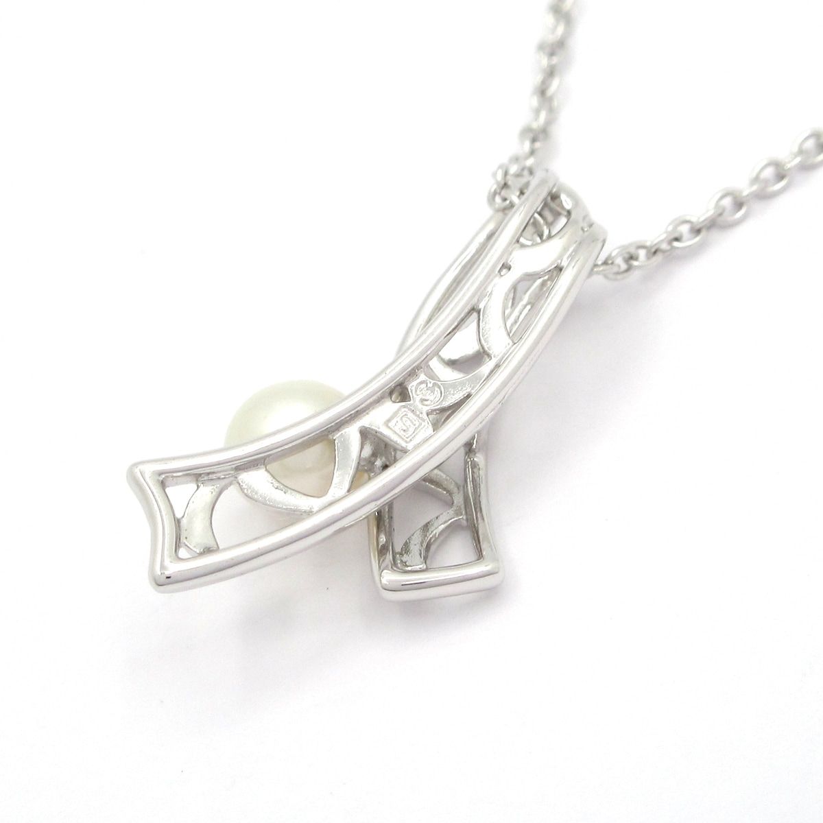 田崎真珠/TASAKI(タサキシンジュ) ネックレス美品 - シルバー