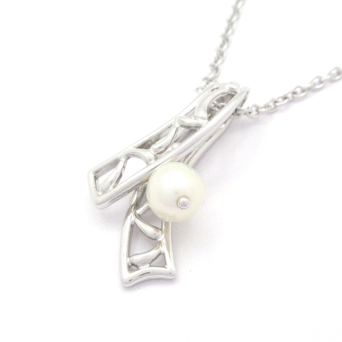 田崎真珠/TASAKI(タサキシンジュ) ネックレス美品 - シルバー