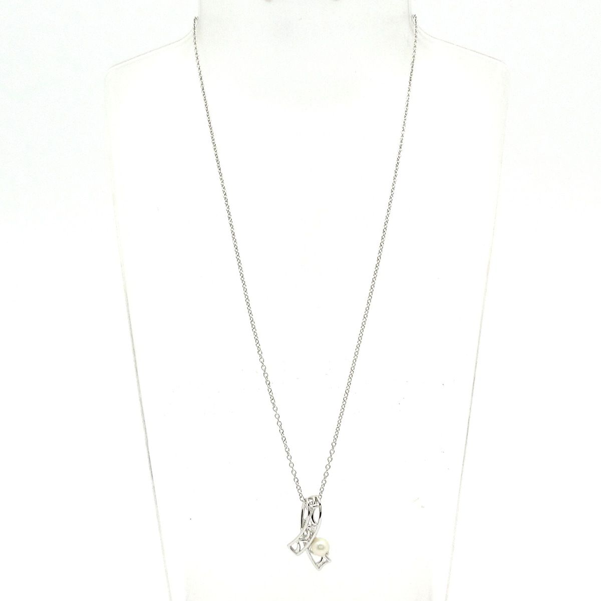 田崎真珠/TASAKI(タサキシンジュ) ネックレス美品 - シルバー