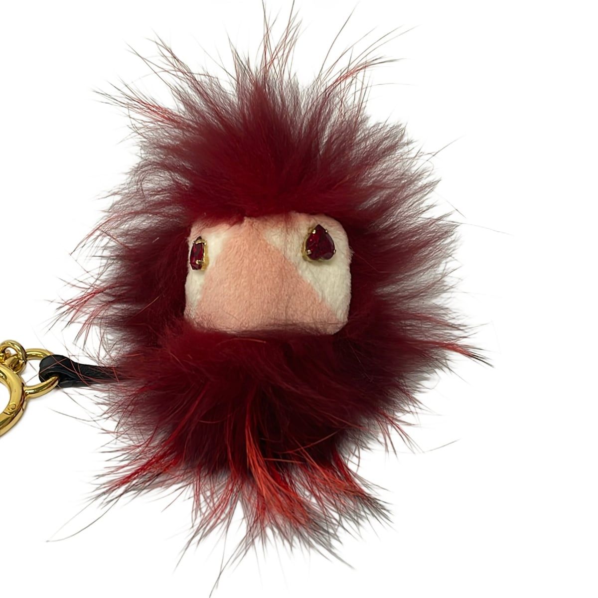 FENDI(フェンディ) キーホルダー(チャーム)美品 バッグバグズ レッド