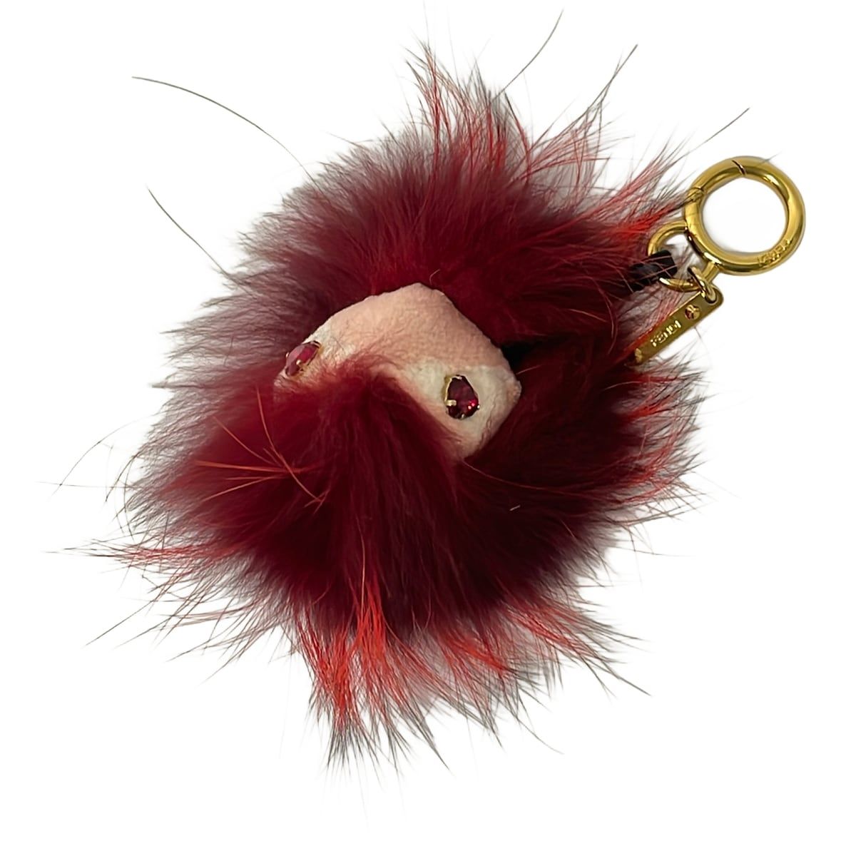 FENDI(フェンディ) キーホルダー(チャーム)美品 バッグバグズ レッド