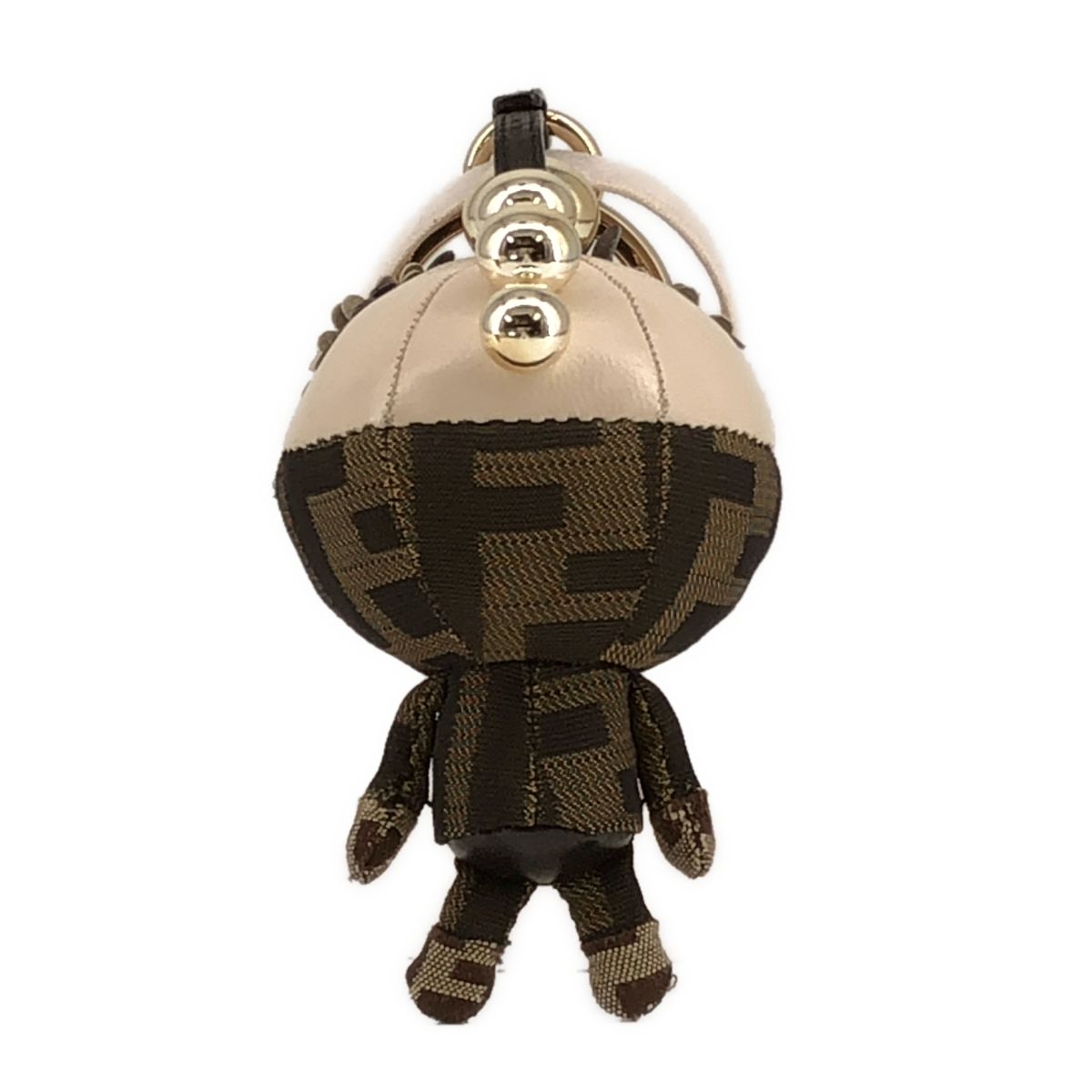FENDI / フェンディ | ズッカ スペースモンキー チャーム | ブラウン