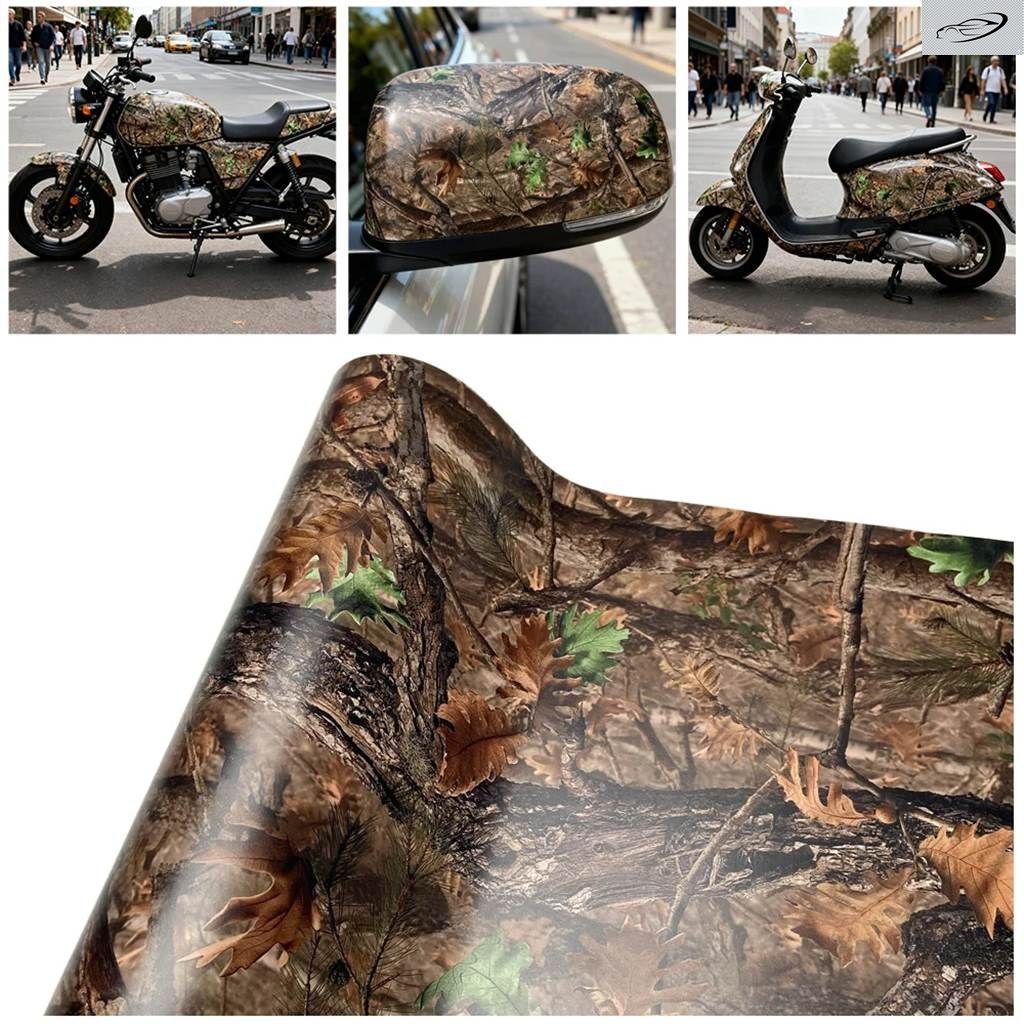 あるとページ ジャングルパインツリー迷彩ラップフィルム オートバイ ATV