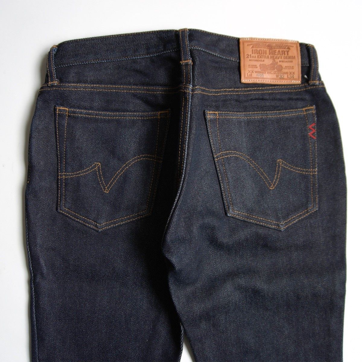 美品/濃紺】IRON HEART【LOT 461 21oz EXTRA HEAVY DENIM】32×34