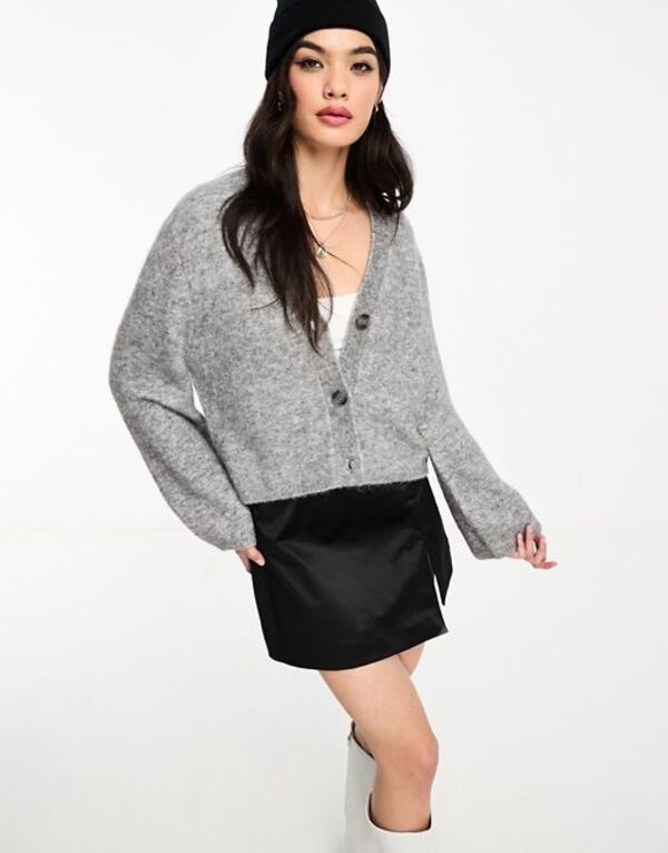 アンドアザーストーリーズ レディース アウター カーディガン Other Stories alpaca blend cardigan melange Gray melange グレー